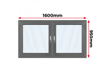 Okno Aluminiowe 160 x 95 cm Aluprof MB-79N