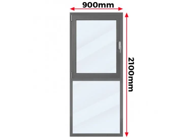Witryna Okno Aluminiowe 90 x 210 cm Aluprof MB-79N