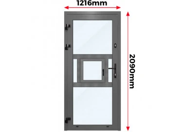 Drzwi Aluminiowe 121,6 x 209 cm Aluprof MB-79N