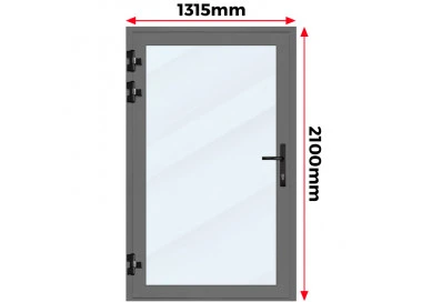 Drzwi Aluminiowe 131,5 x 210 cm Aluprof MB-79N
