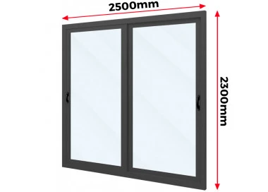 Drzwi Aluminiowe HST 250 x 230 cm Aluprof MB-77HS
