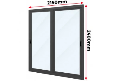 Okno HST 2150x24000 cena - drzwi tarasowe aluminiowe podnoszono-przesuwne
