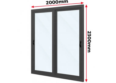 Drzwi Aluminiowe HST 200 x 230 cm Aluprof MB-77HS
