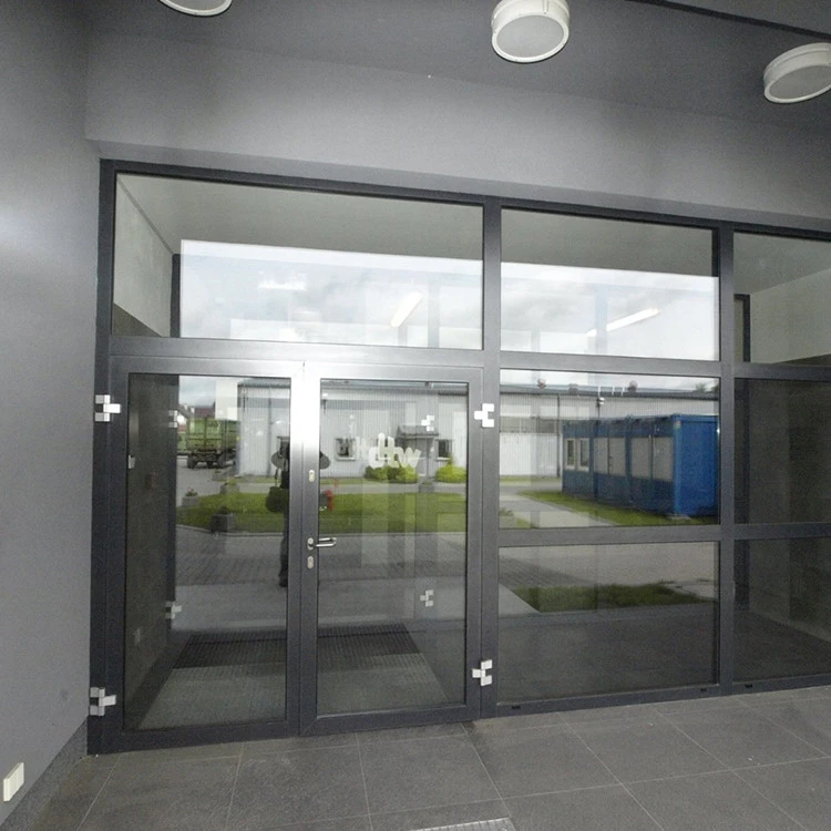 Witryna Drzwi Aluminiowe Przeciwpożarowe 183 x 256 cm Aluprof MB-78EI