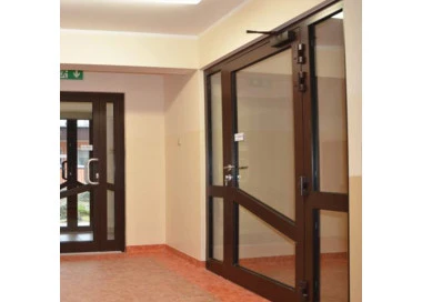 Drzwi Aluminiowe Przeciwpożarowe 111 x 209 cm Aluprof MB-78EI