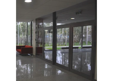 Drzwi Aluminiowe Przeciwpożarowe 128,5 x 210 Aluprof MB-60E EI