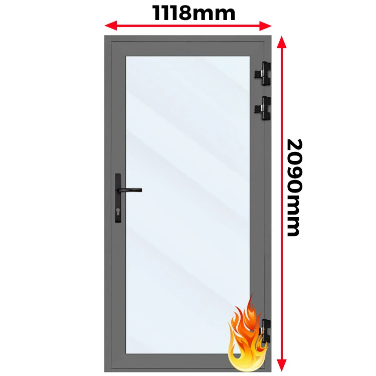 Drzwi Aluminiowe Przeciwpożarowe 111,8 x 209 Aluprof MB-78EI