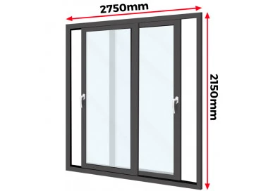 Drzwi Aluminiowe HST 275 x 215 cm Aluprof MB-59HS