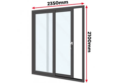 Drzwi Aluminiowe HST 235 x 210 cm Aluprof MB-59HS