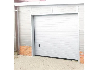 Brama Segmentowa Garażowa 275 x 250 Srebrna
