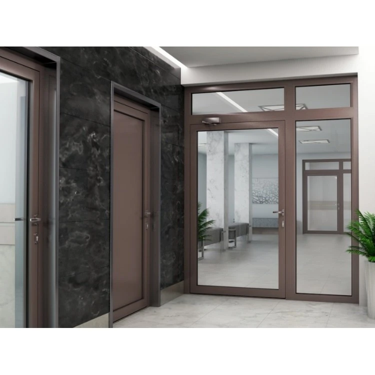 Drzwi Witryna Aluminiowa Przeciwpożarowa 150 x 270 EI30 Aluprof MB-78EI