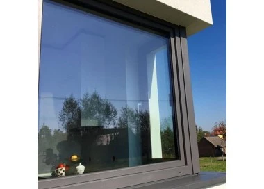 Okno PCV z nakładką Aluskin 1220 x 1200