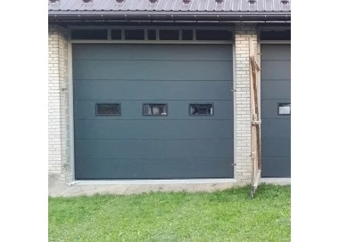 Brama Segmentowa Przemysłowa 375 x 400 cm - Antracyt (RAL 7016)