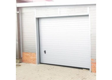 Brama Segmentowa Przemysłowa 350 x 350 cm - Brązowy (RAL 8014)