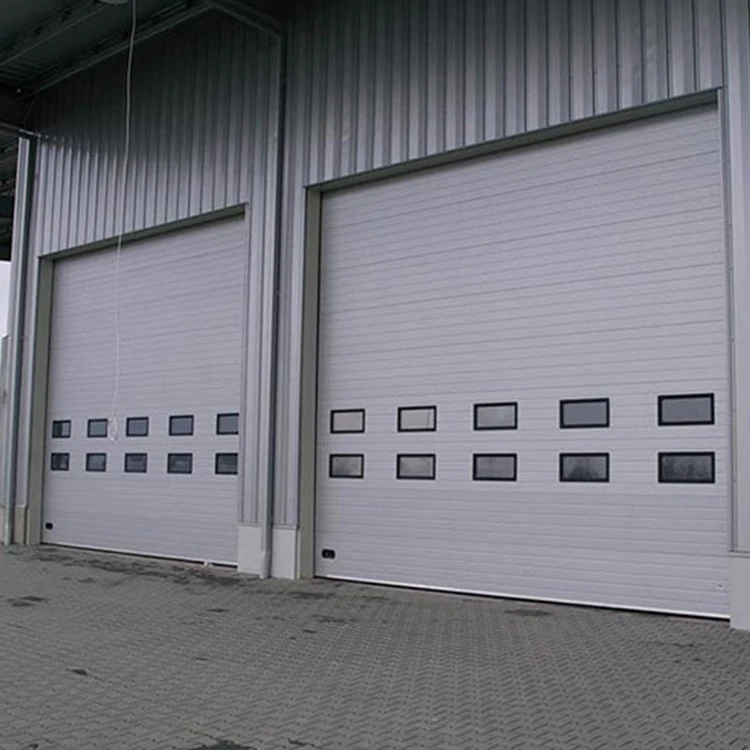 Brama Segmentowa Przemysłowa 350 x 350 cm - Brązowy (RAL 8014)