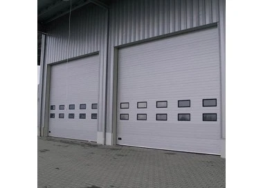 Brama Segmentowa Przemysłowa 350 x 350 cm - Brązowy (RAL 8014)