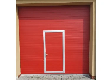 Brama Segmentowa Przemysłowa 350 x 350 cm - Brązowy (RAL 8014)