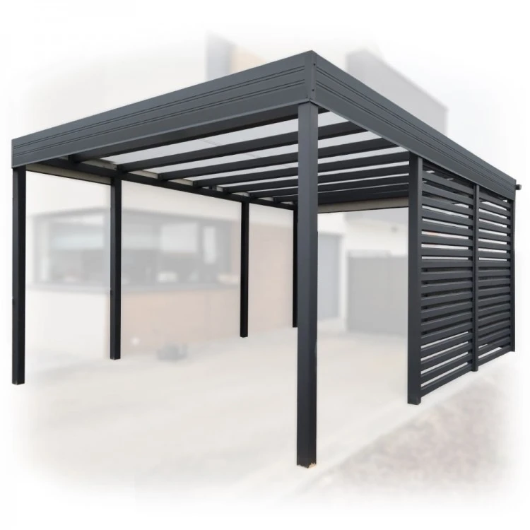 Carport Wiata Garażowa Samochodowa Zadaszenie 3x6m Wypełnienie 2+0