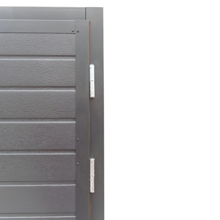 Brama Garażowa Stalowa z Panelem 2000 x 2500 mm RAL 9006