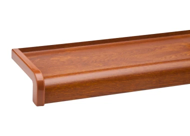 Parapet STALOWY SOFTLINE zewnętrzny ZŁOTY DĄB 20x61cm IND18