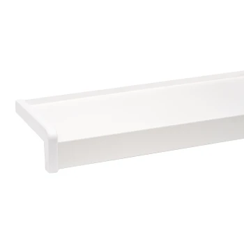 Parapet STALOWY zewnętrzny STANDARD Biały RAL 9016 22,5x258 IND52