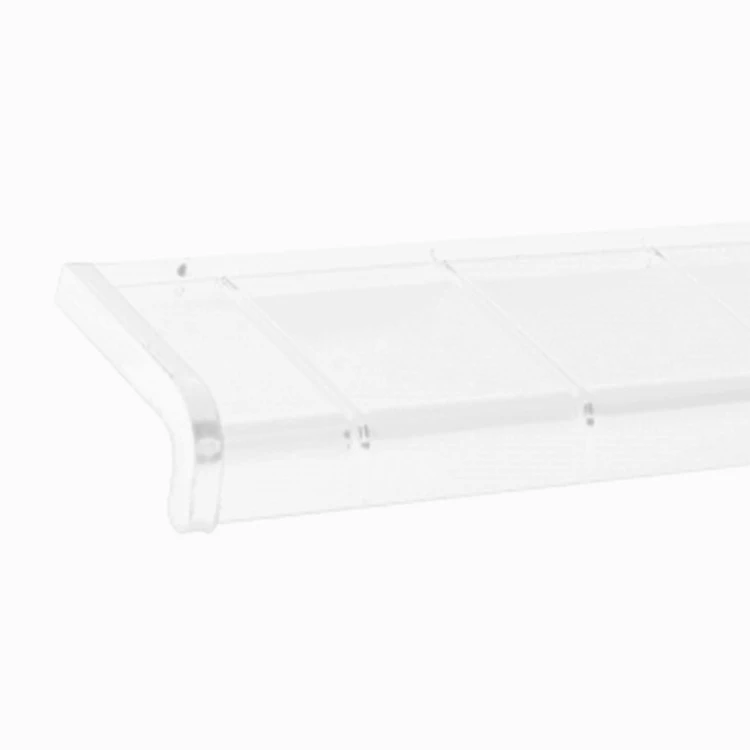 Parapet Zewnętrzny ALUMINIOWY Imitacja Płytki - Biały 40x184 cm