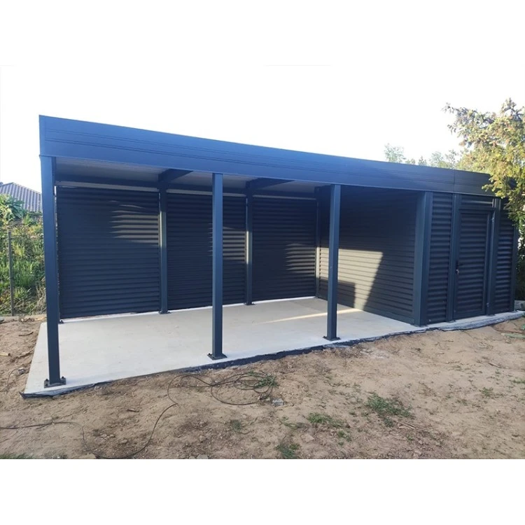 Carport Wiata Garażowa Samochodowa 6x6m Wypełnienie 6+0