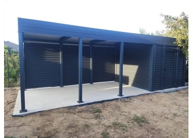 Carport Wiata Samochodowa Garażowa Zadaszenie 6x6m 4+3
