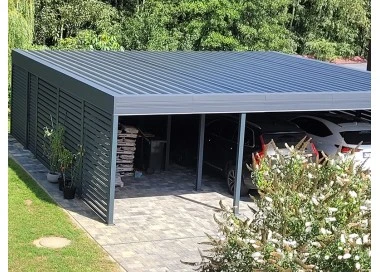 Carport Wiata Samochodowa Garażowa Zadaszenie 6x6m 1+0