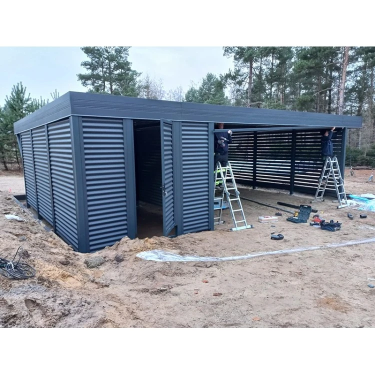 Carport Wiata Samochodowa Garażowa Zadaszenie 6x6m 4+3