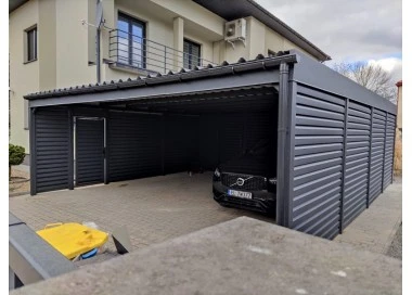 Carport Wiata Samochodowa Garażowa Zadaszenie 6x6m 4+3