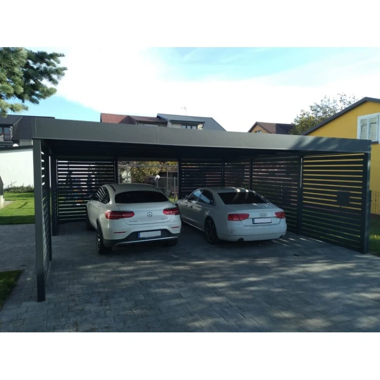 Carport Wiata Garażowa Samochodowa 6x6m Wypełnienie 6+0