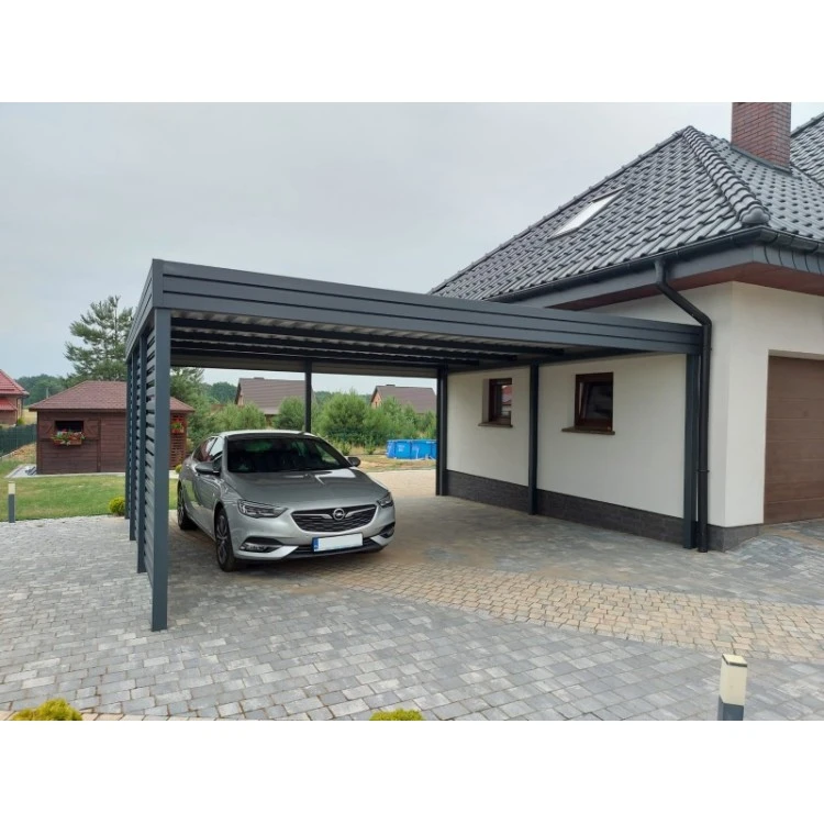 Carport Wiata Samochodowa Garażowa Zadaszenie 6x6m 1+0