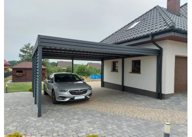 Carport Wiata Samochodowa Garażowa Zadaszenie 6x6m 1+0
