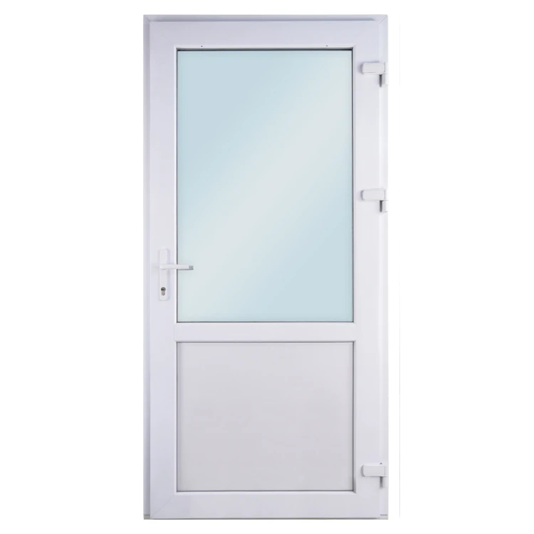 Drzwi Zewnętrzne PCV 90 x 210 cm Białe