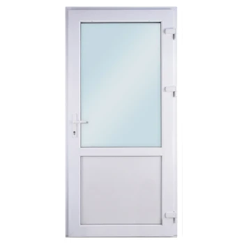 Drzwi Zewnętrzne PCV 110 x 210 cm Białe 2