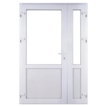 Drzwi Zewnętrzne Dwuskrzydłowe PCV 180x210 Białe