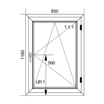 Komplet Okien PCV