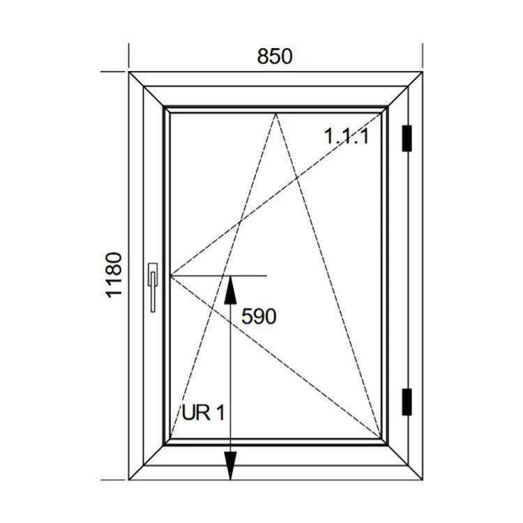 Komplet Okien PCV