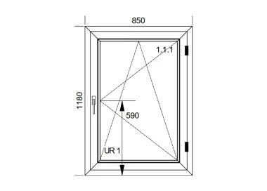 Komplet Okien PCV