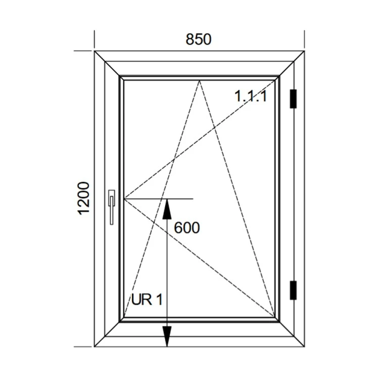 Komplet Okien PCV