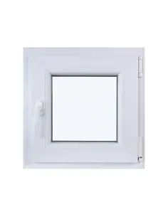 Okno PCV Rozwierno-Uchylne 500 x 500 mm Dwuszybowe Białe