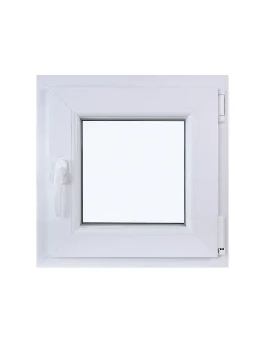 Okno PCV Rozwierno-Uchylne 500 x 500 mm Dwuszybowe Białe