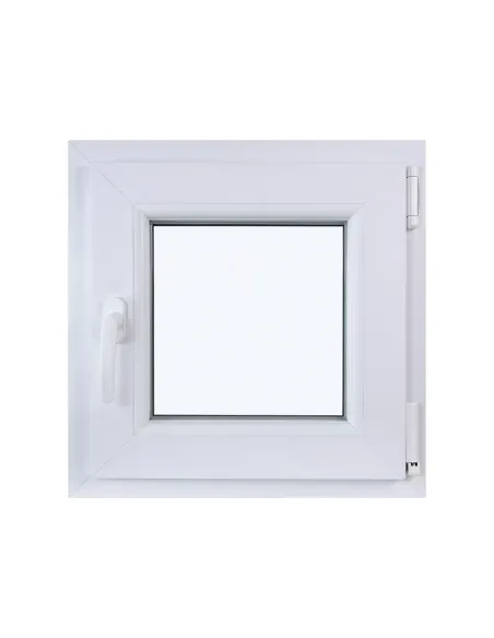 Okno PCV Rozwierno-Uchylne 500 x 500 mm Dwuszybowe Białe