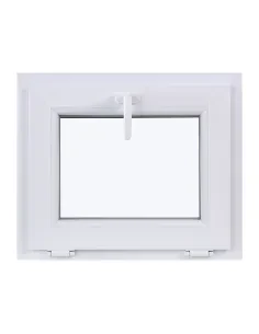 Okno PCV Uchylne 600 x 500 mm Dwuszybowe Białe