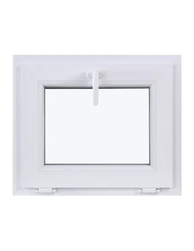 Okno PCV Uchylne 600 x 500 mm Dwuszybowe Białe