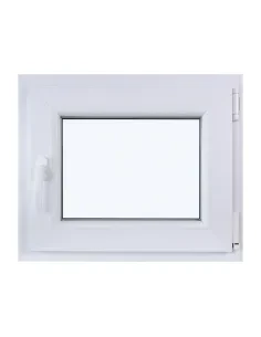 Okno PCV Rozwierno-Uchylne 600 x 500 mm Dwuszybowe Białe