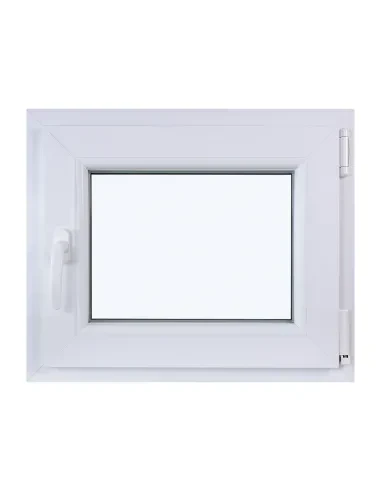 Okno PCV Rozwierno-Uchylne 600 x 500 mm Dwuszybowe Białe