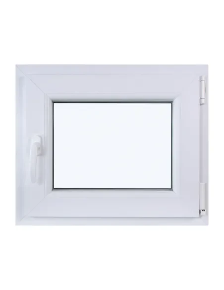 Okno PCV Rozwierno-Uchylne 600 x 500 mm Dwuszybowe Białe