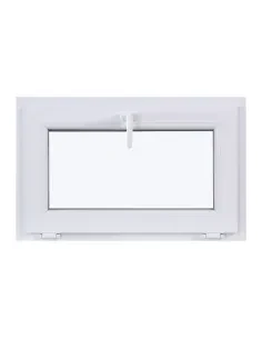 Okno PCV Uchylne 800 x 500 mm Dwuszybowe Białe